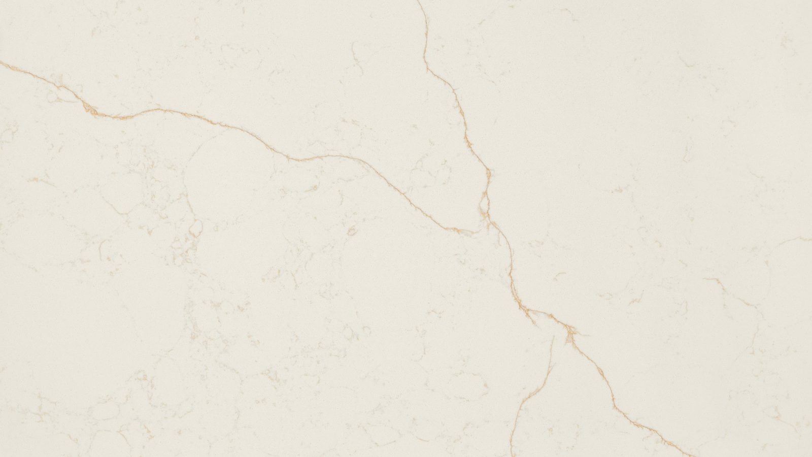 Close detail of the veining in Autumn Carrara polished quartz