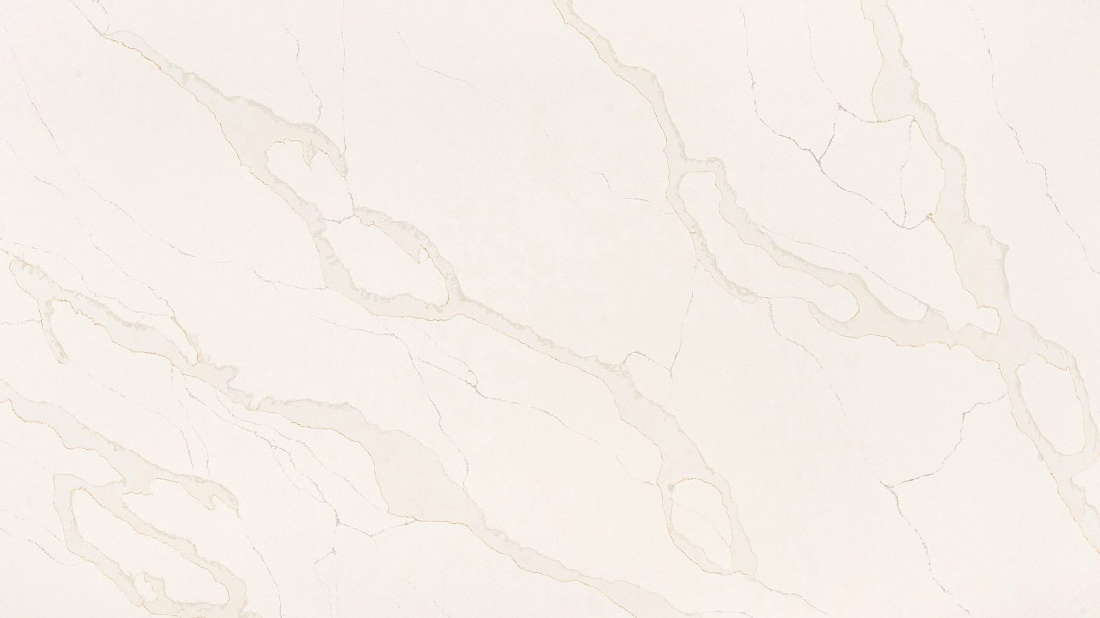 Calacatta Imperial Gold quartz slab – polished finish
