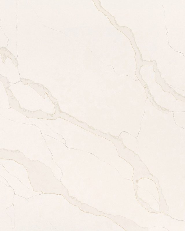Calacatta Imperial Gold quartz slab – polished finish
