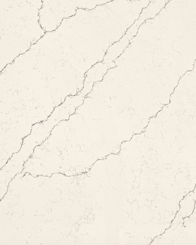 Carrara Blue Mist quartz slab – polished finish