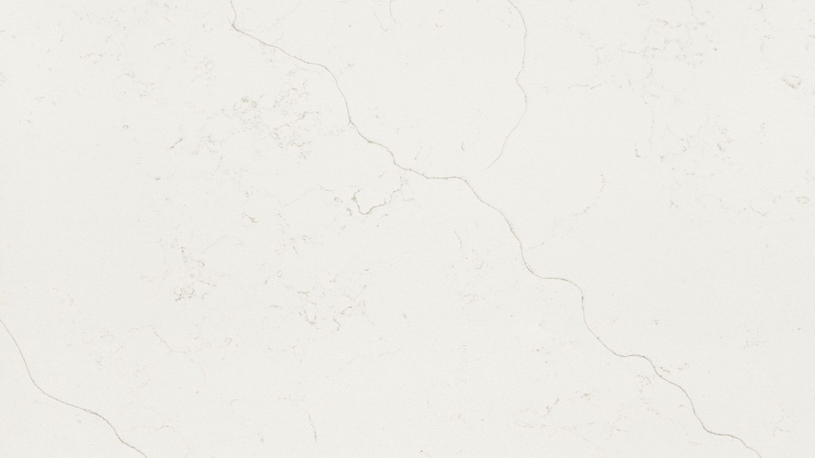 Close detail of the veining in Carrara Serena polished quartz