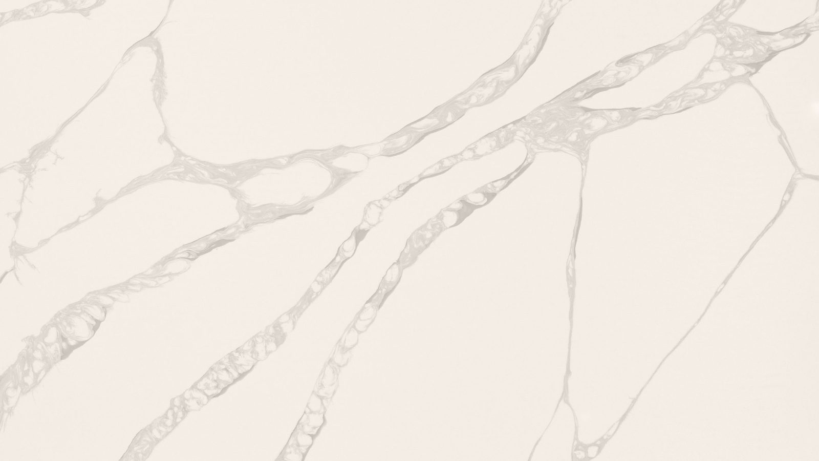 Close detail of the veining in Lunar Grey polished quartz