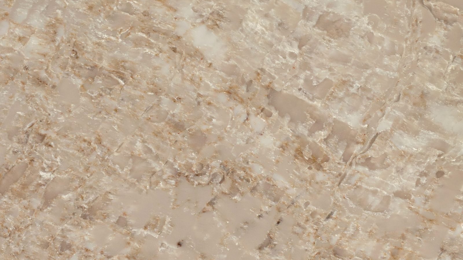 Close detail of the veining in Nova polished quartz